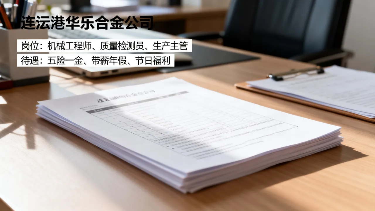连云港华乐合金招聘信息有哪些岗位，华乐合金招聘要求待遇如何-图3