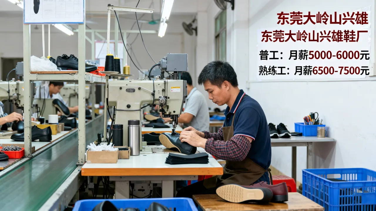 东莞大岭山兴雄鞋厂招聘怎么样?待遇如何?-图1 东莞大岭山兴雄鞋厂招聘怎么样?待遇如何?-图1
