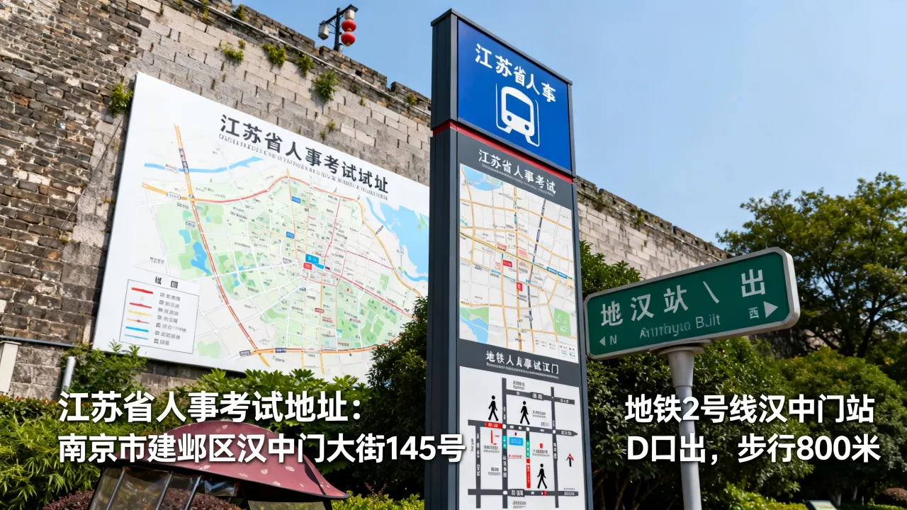 江苏省人事考试地址在哪里,怎么去考场最方便?-图2 江苏省人事考试地址在哪里,怎么去考场最方便?-图2