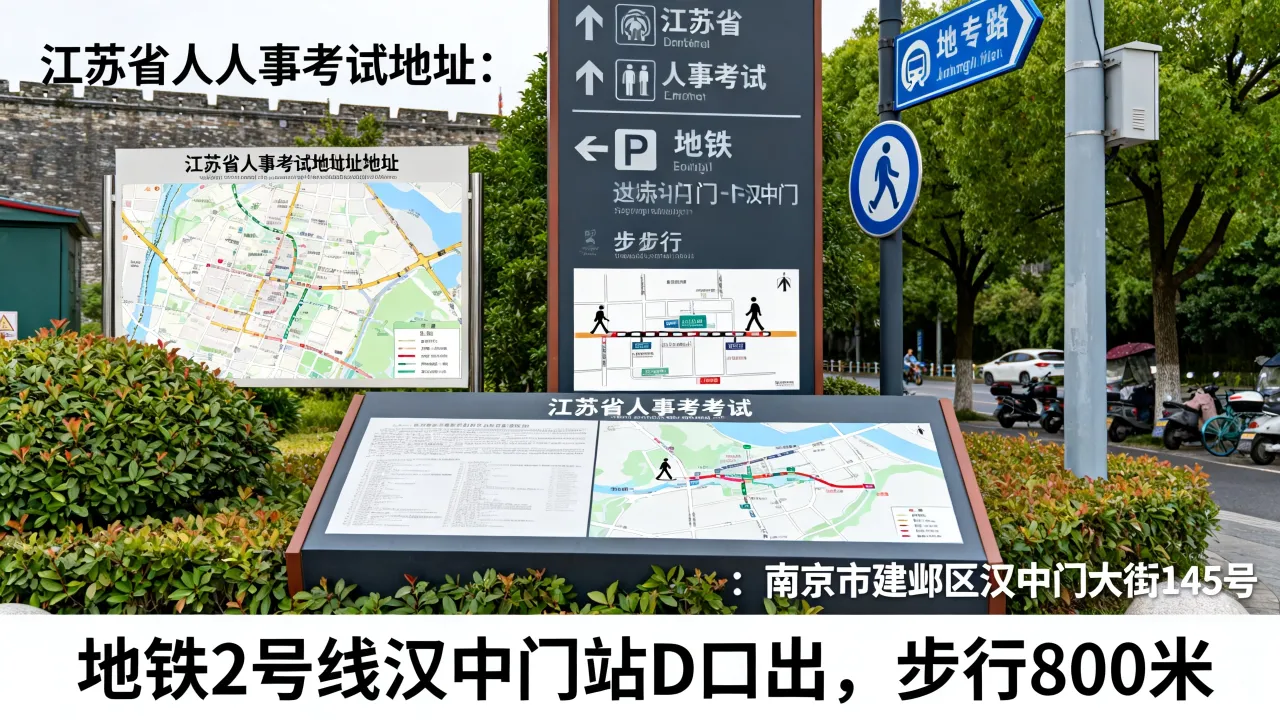 江苏省人事考试地址在哪里,怎么去考场最方便?-图3 江苏省人事考试地址在哪里,怎么去考场最方便?-图3