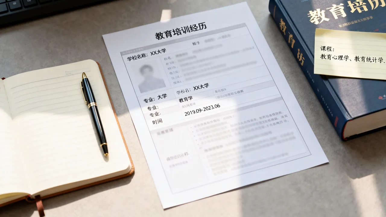 简历的教育培训怎么写，教育培训经历怎么写才标准-图2