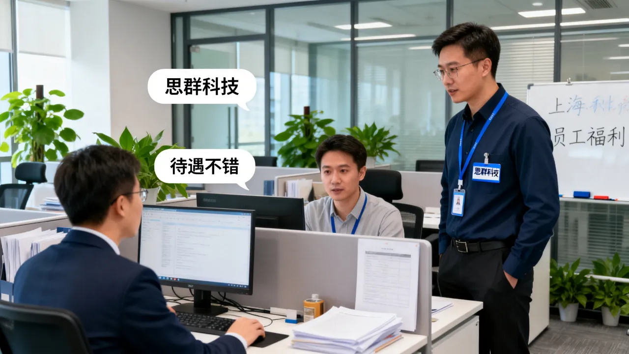 上海思群怎么样,公司靠谱吗员工待遇好不好值得去吗?-图1 上海思群怎么样,公司靠谱吗员工待遇好不好值得去吗?-图1