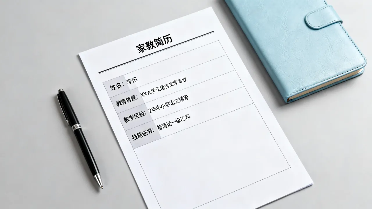 家教简历怎么写,大学生家教简历怎么写才能吸引家长?-图2 家教简历怎么写,大学生家教简历怎么写才能吸引家长?-图2