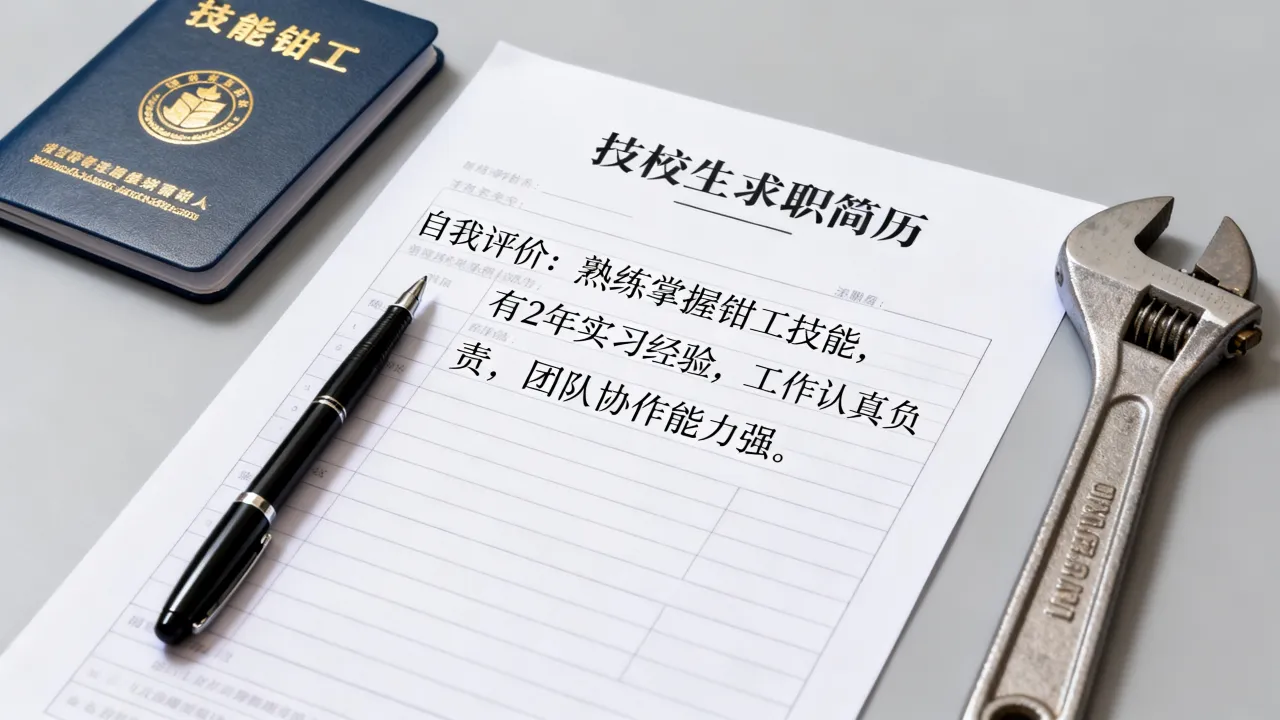 技校简历怎么写,技校生求职简历自我评价怎么写?-图1 技校简历怎么写,技校生求职简历自我评价怎么写?-图1