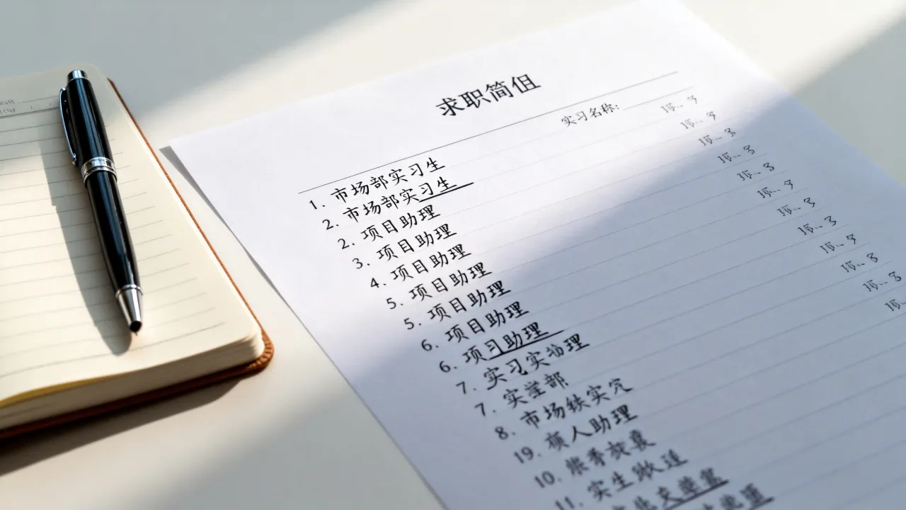实习名称怎么写，求职简历中的实习名称怎么填？-图3