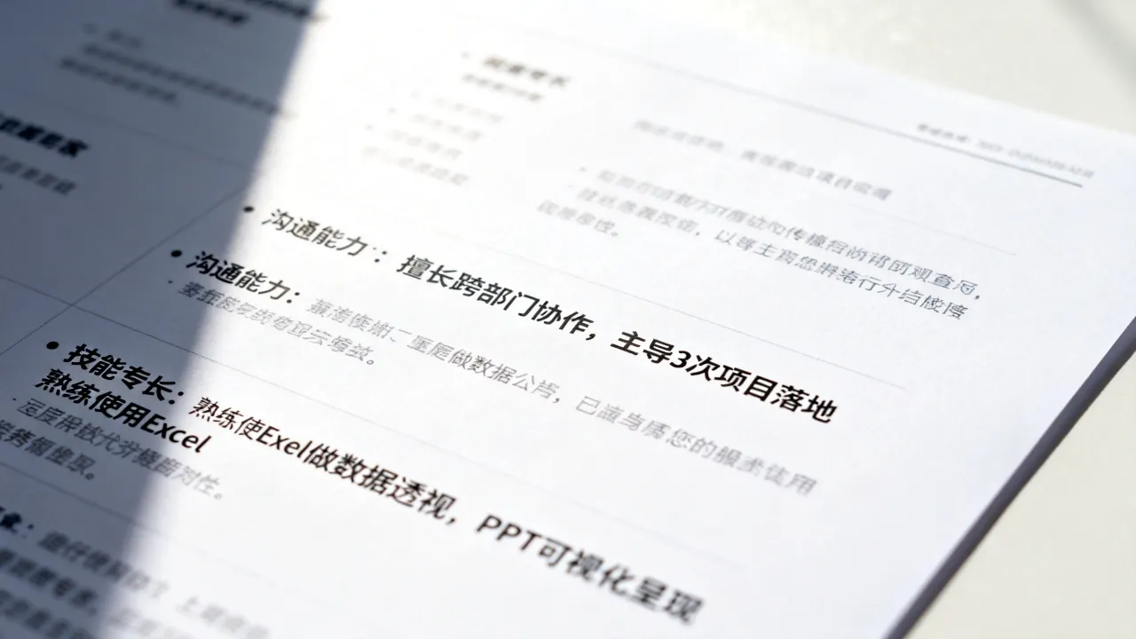 应聘专长怎么写,简历个人专长怎么写更受HR欢迎?-图3 应聘专长怎么写,简历个人专长怎么写更受HR欢迎?-图3