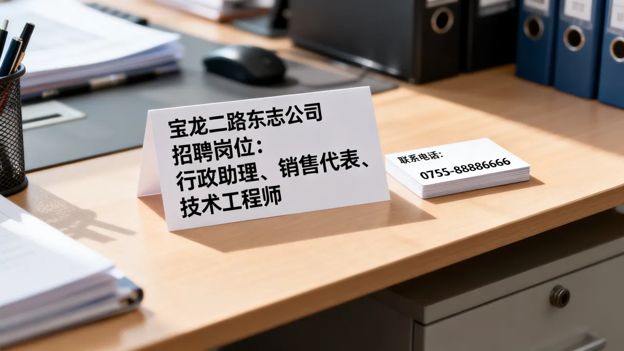 宝龙二路东志招聘有哪些岗位,附近找工作联系电话-图2 宝龙二路东志招聘有哪些岗位,附近找工作联系电话-图2