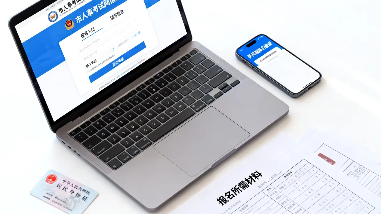 市人事考试怎样报名成功？市人事考试网报名流程及入口是什么？-图1
