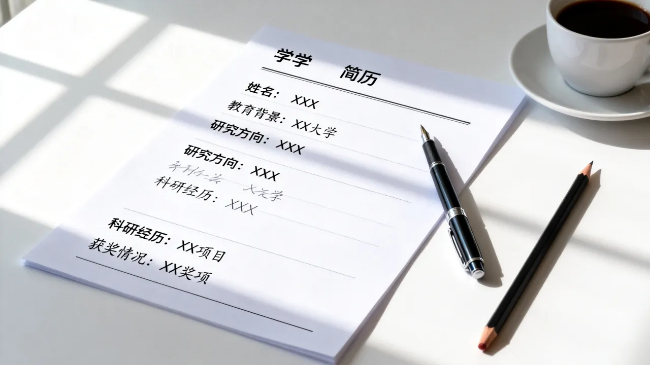 求学简历怎么写,需要注意哪些细节才能打动导师?-图2 求学简历怎么写,需要注意哪些细节才能打动导师?-图2