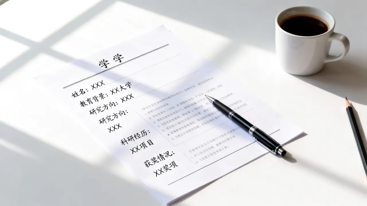 求学简历怎么写,需要注意哪些细节才能打动导师?-图3 求学简历怎么写,需要注意哪些细节才能打动导师?-图3