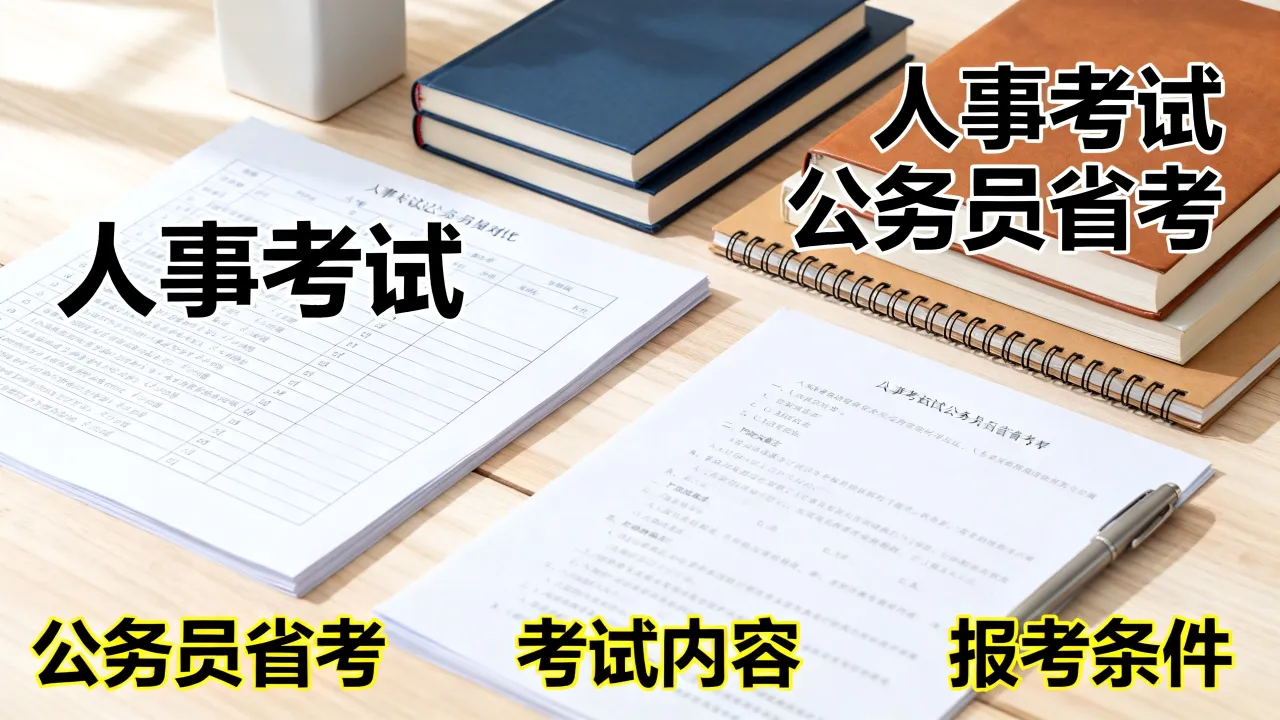 人事考试是省考吗,人事考试和公务员省考有什么区别-图1 人事考试是省考吗,人事考试和公务员省考有什么区别-图1