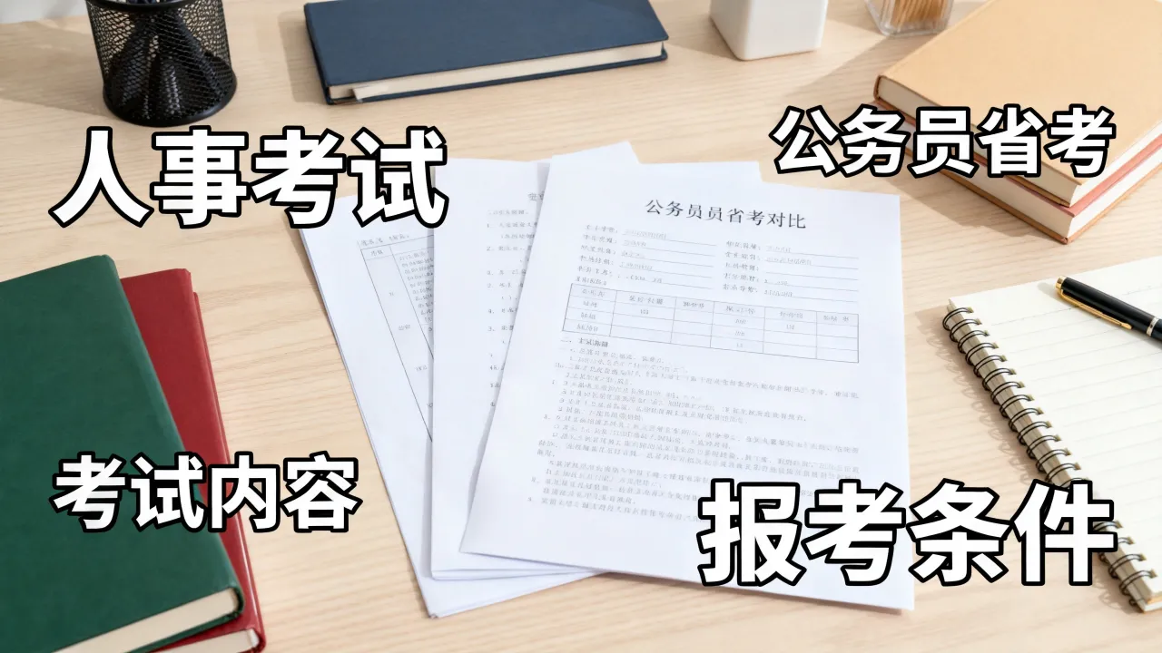 人事考试是省考吗,人事考试和公务员省考有什么区别-图2 人事考试是省考吗,人事考试和公务员省考有什么区别-图2
