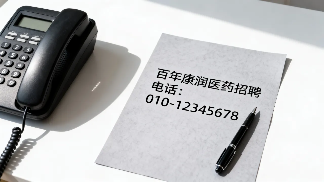 百年康润医药招聘电话是多少?百年康润医药人事部招聘电话怎么查?-图1 百年康润医药招聘电话是多少?百年康润医药人事部招聘电话怎么查?-图1