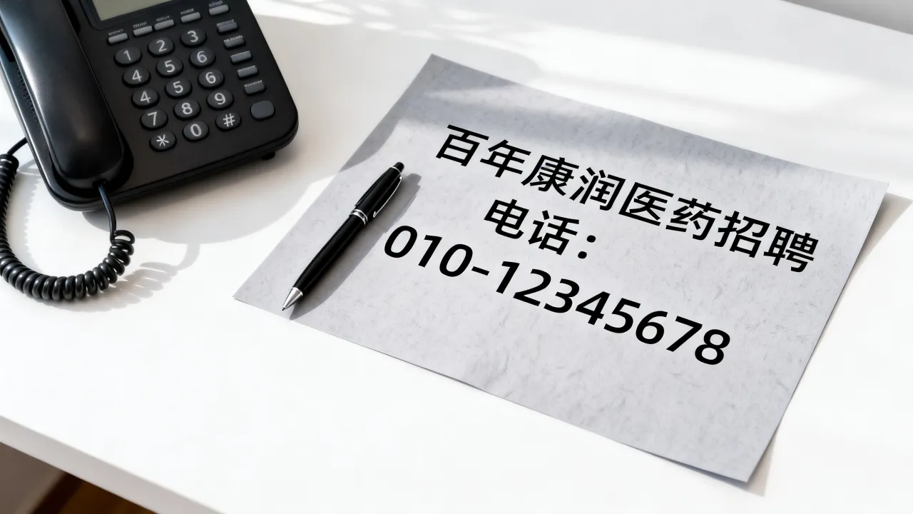 百年康润医药招聘电话是多少?百年康润医药人事部招聘电话怎么查?-图3 百年康润医药招聘电话是多少?百年康润医药人事部招聘电话怎么查?-图3