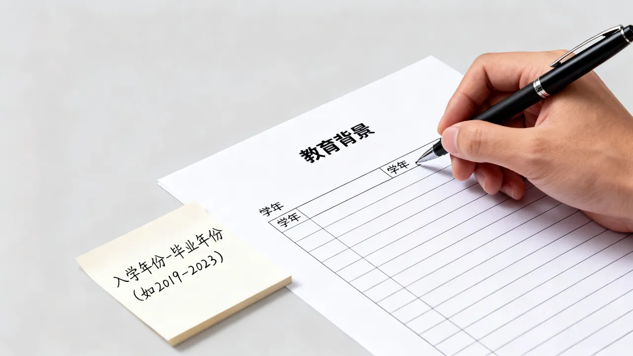 简历学年怎么填，简历中的学年怎么填写才正确？-图2
