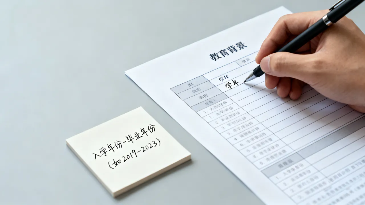 简历学年怎么填，简历中的学年怎么填写才正确？-图3