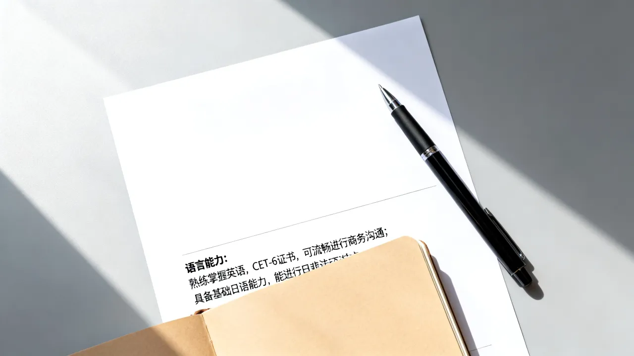 简历语言能力怎么写,简历语言能力自我评价如何写-图2 简历语言能力怎么写,简历语言能力自我评价如何写-图2