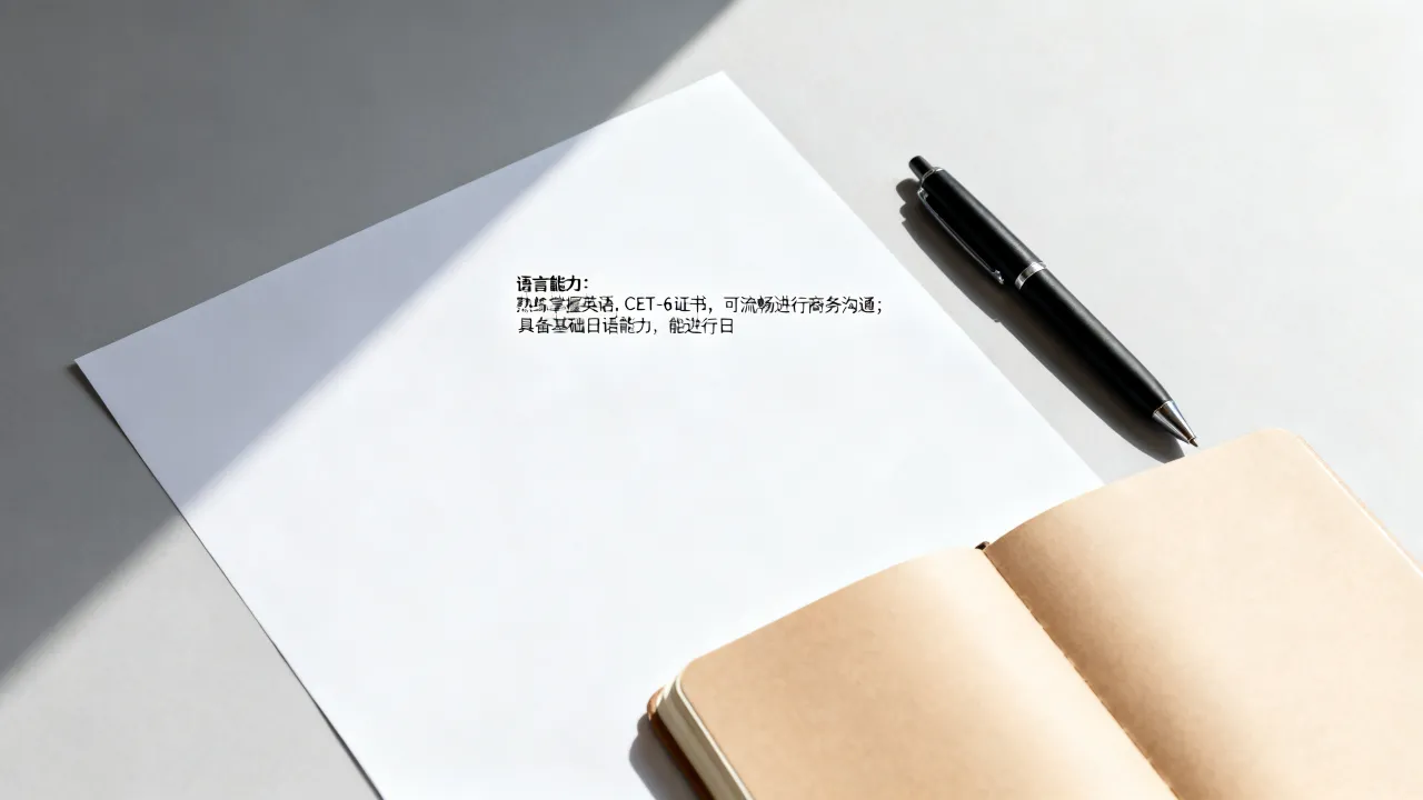 简历语言能力怎么写,简历语言能力自我评价如何写-图3 简历语言能力怎么写,简历语言能力自我评价如何写-图3