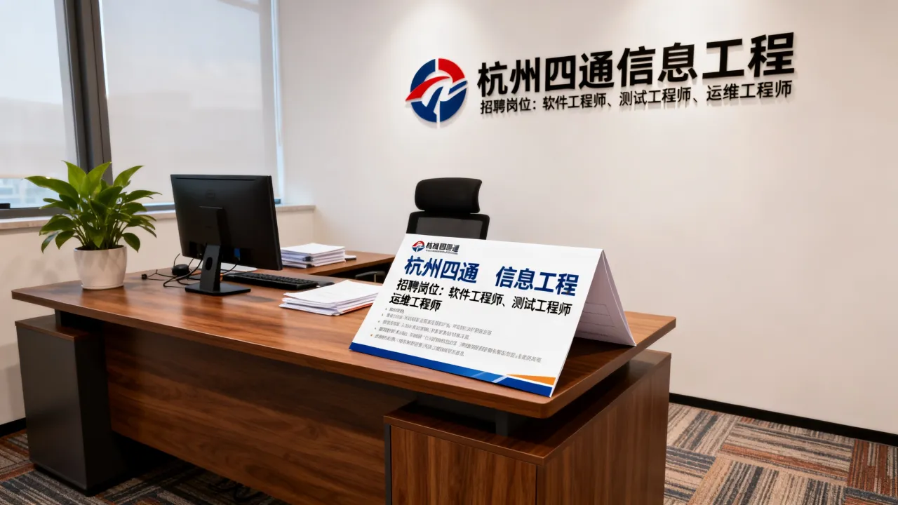 杭州四通信息工程招聘怎么样,杭州四通信息工程招聘有哪些岗位?-图1 杭州四通信息工程招聘怎么样,杭州四通信息工程招聘有哪些岗位?-图1