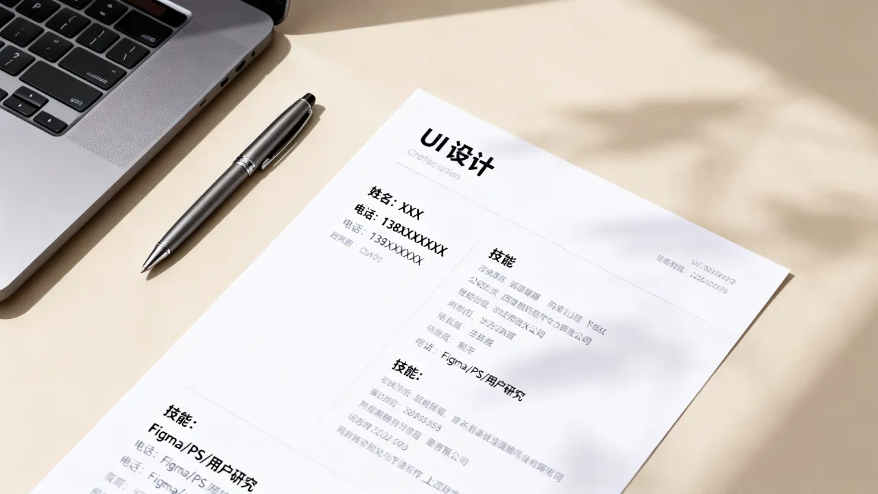 UI设计简历怎么写才算优秀,没有项目经验怎么突出优势-图1 UI设计简历怎么写才算优秀,没有项目经验怎么突出优势-图1