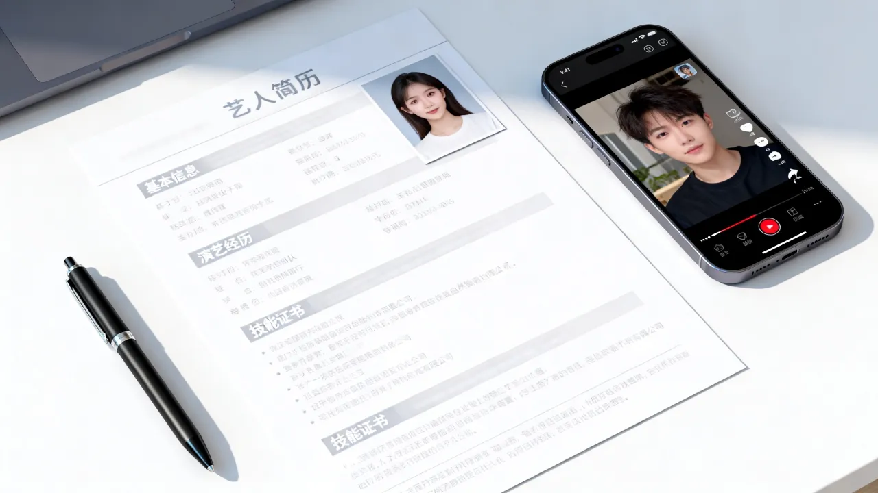 艺人简历怎么做？零基础新人求职必备指南，有哪些要点？-图1