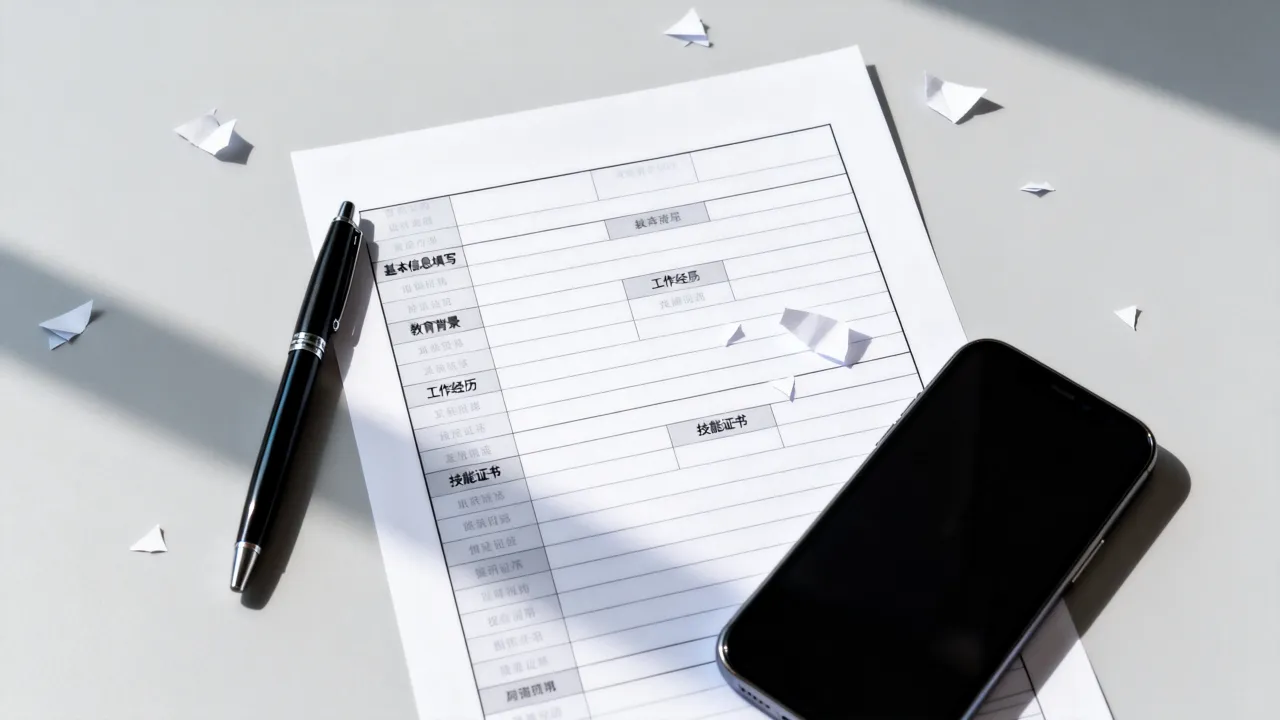 简历表格怎么填，填写简历表格时有哪些需要注意的事项？-图2