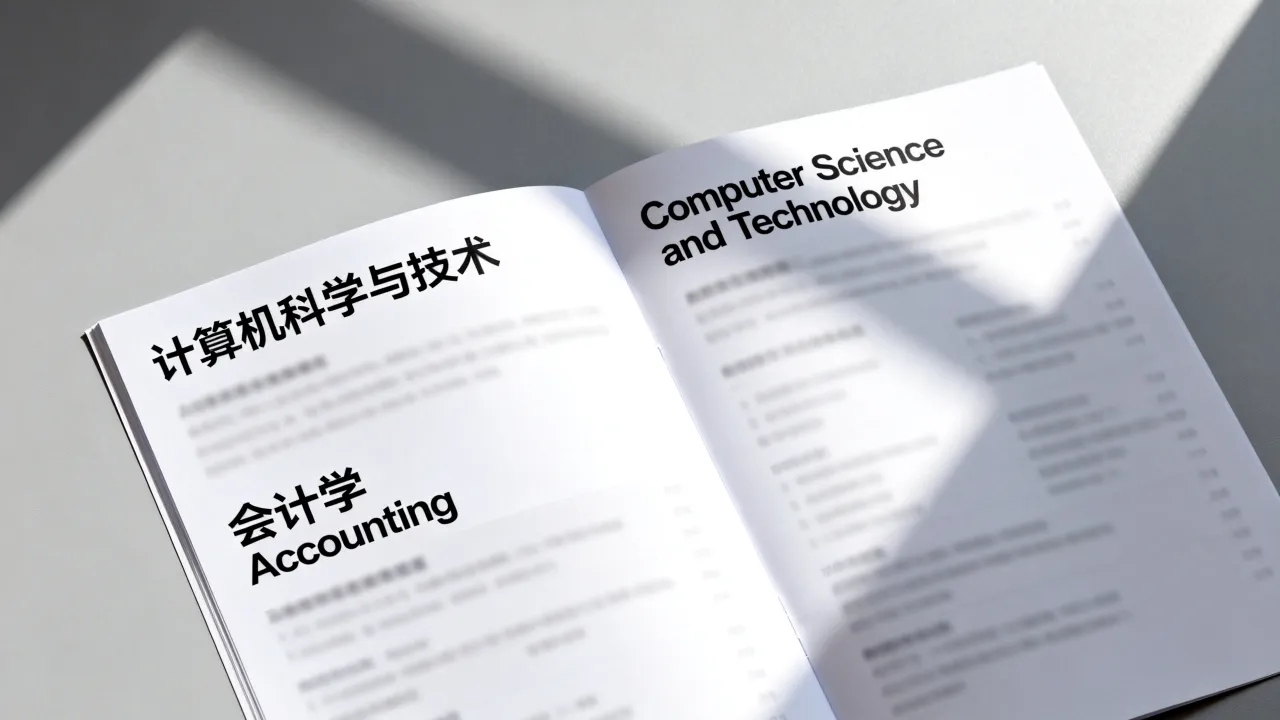 简历中专业怎么翻译?简历专业名称英文翻译怎么写?-图3 简历中专业怎么翻译?简历专业名称英文翻译怎么写?-图3