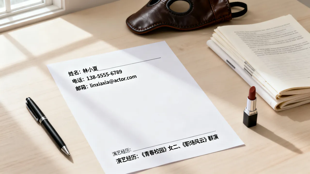 演员简历怎么做,演员个人简历模板怎么填写-图2 演员简历怎么做,演员个人简历模板怎么填写-图2