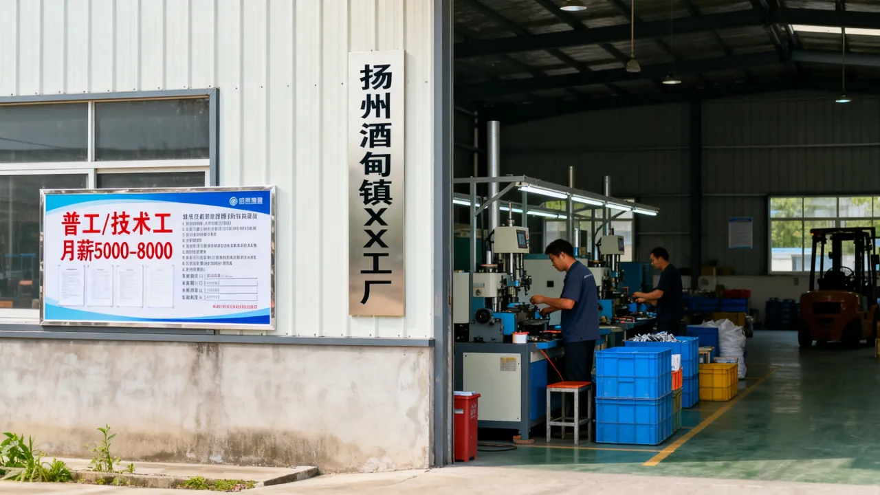 扬州酒甸镇招聘厂有哪些，酒甸镇附近工厂招工在哪里找-图2
