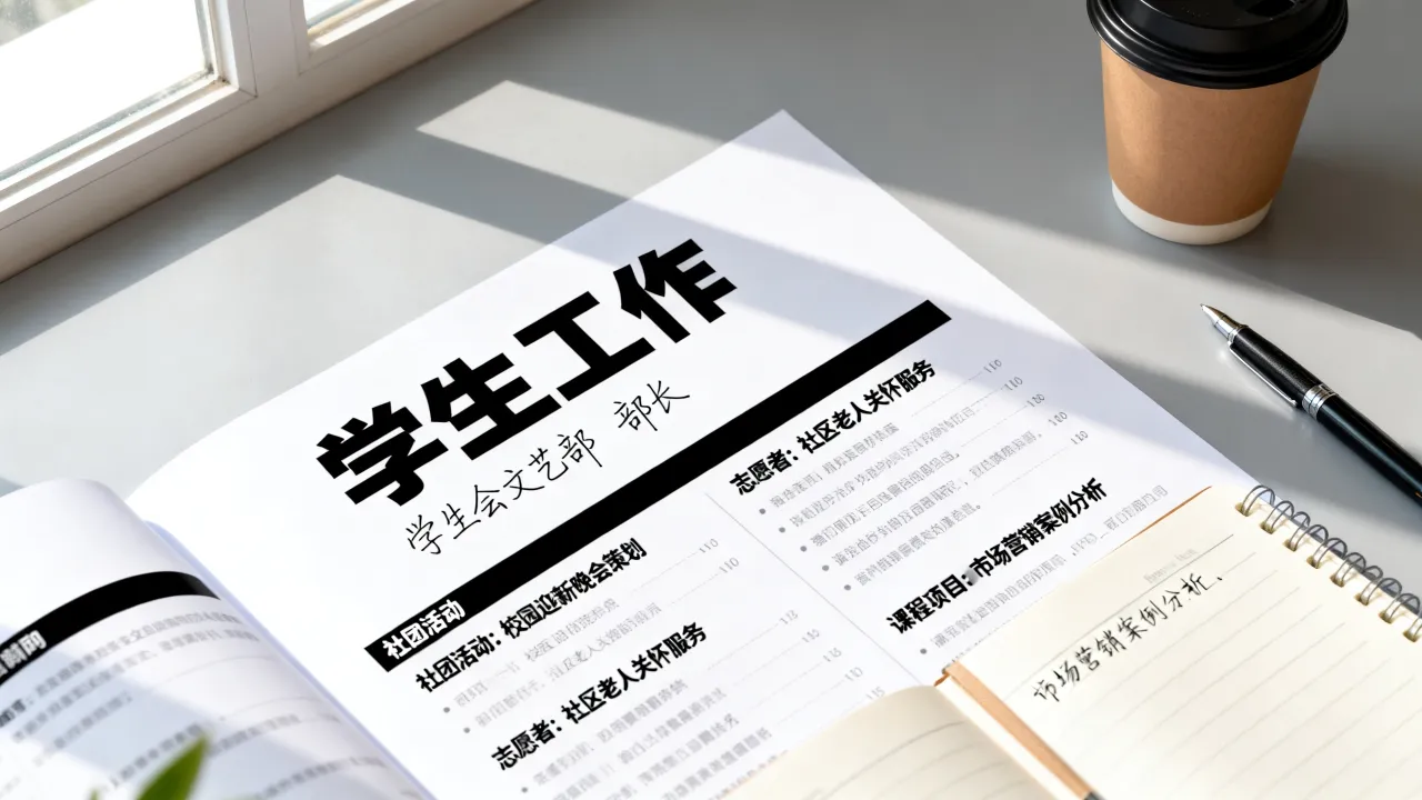 简历学生工作怎么写?没有实习经历怎么办,没有相关经验怎么补充