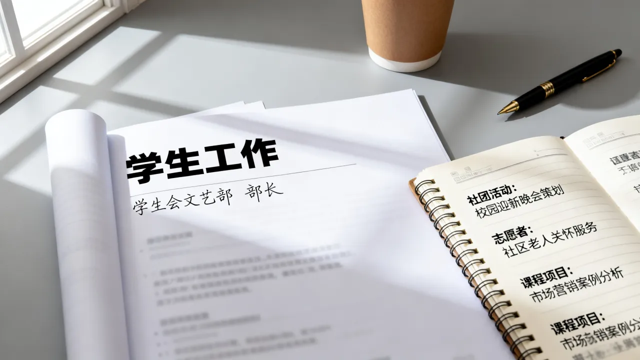 简历学生工作怎么写?没有实习经历怎么办,没有相关经验怎么补充-图2 简历学生工作怎么写?没有实习经历怎么办,没有相关经验怎么补充-图2