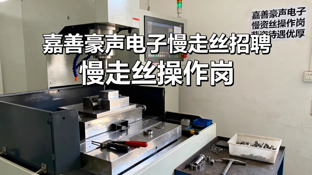嘉善豪声电子慢走丝招聘怎么样，嘉善慢走丝招聘要求工资待遇高吗？-图3