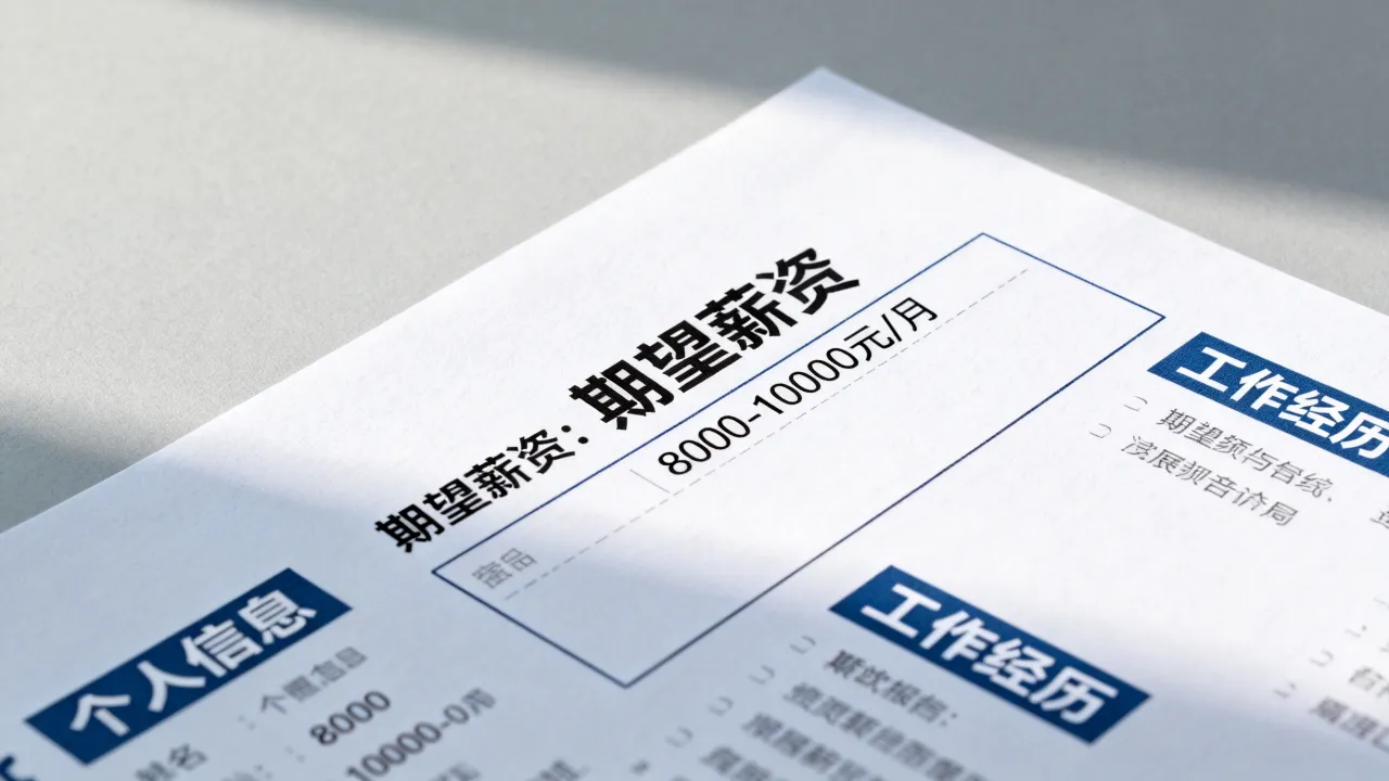 简历期望薪资怎么写,简历期望薪资一般填多少合适?-图2 简历期望薪资怎么写,简历期望薪资一般填多少合适?-图2