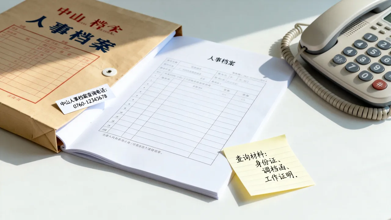 中山人事档案查询电话多少,中山人事档案查询需要什么材料?