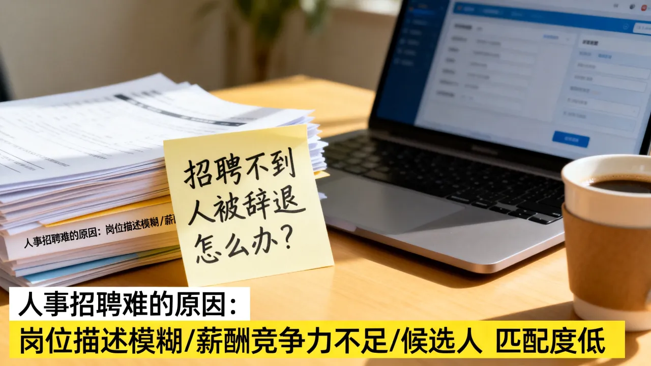 招聘不到人被辞退怎么办？人事招聘难的原因有哪些？-图2