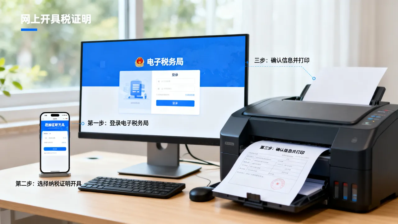 北京如何纳税证明，网上开具纳税证明的具体步骤是什么？