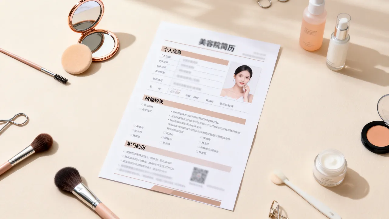 美容院简历怎么写,没有经验怎样突出优势获得面试?-图3 美容院简历怎么写,没有经验怎样突出优势获得面试?-图3