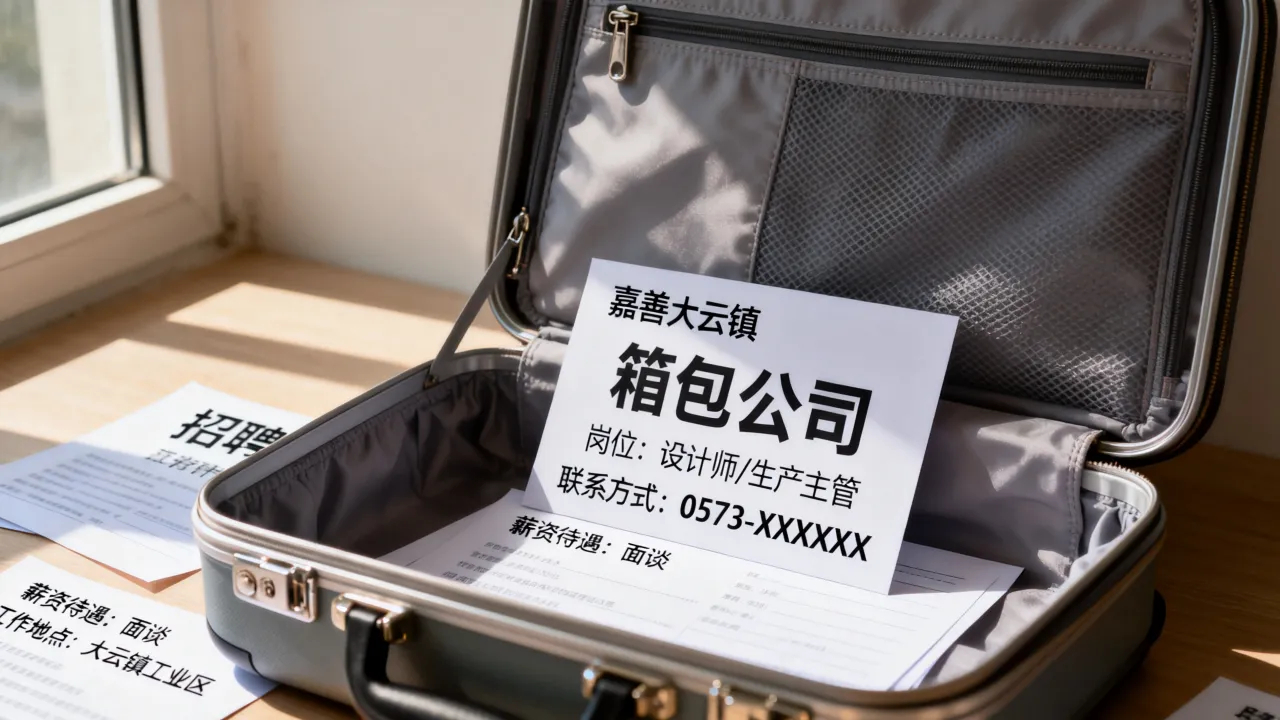 嘉善大云镇箱包公司招聘信息怎么样,哪里查看?