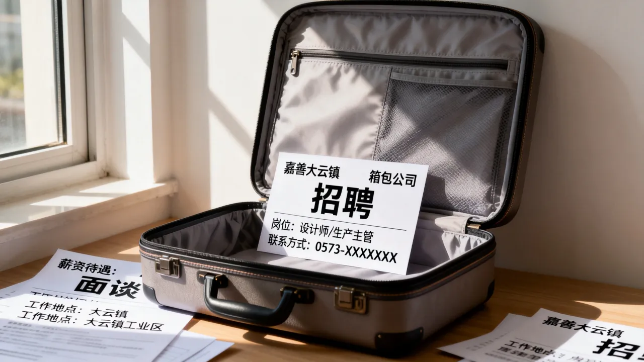 嘉善大云镇箱包公司招聘信息怎么样,哪里查看?-图3 嘉善大云镇箱包公司招聘信息怎么样,哪里查看?-图3