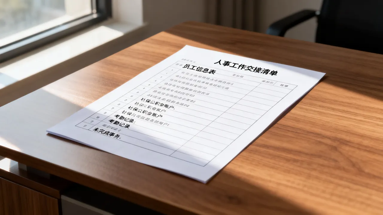 人事专员工作交接清单怎么写,人事工作交接清单模板包括哪些?-图3 人事专员工作交接清单怎么写,人事工作交接清单模板包括哪些?-图3