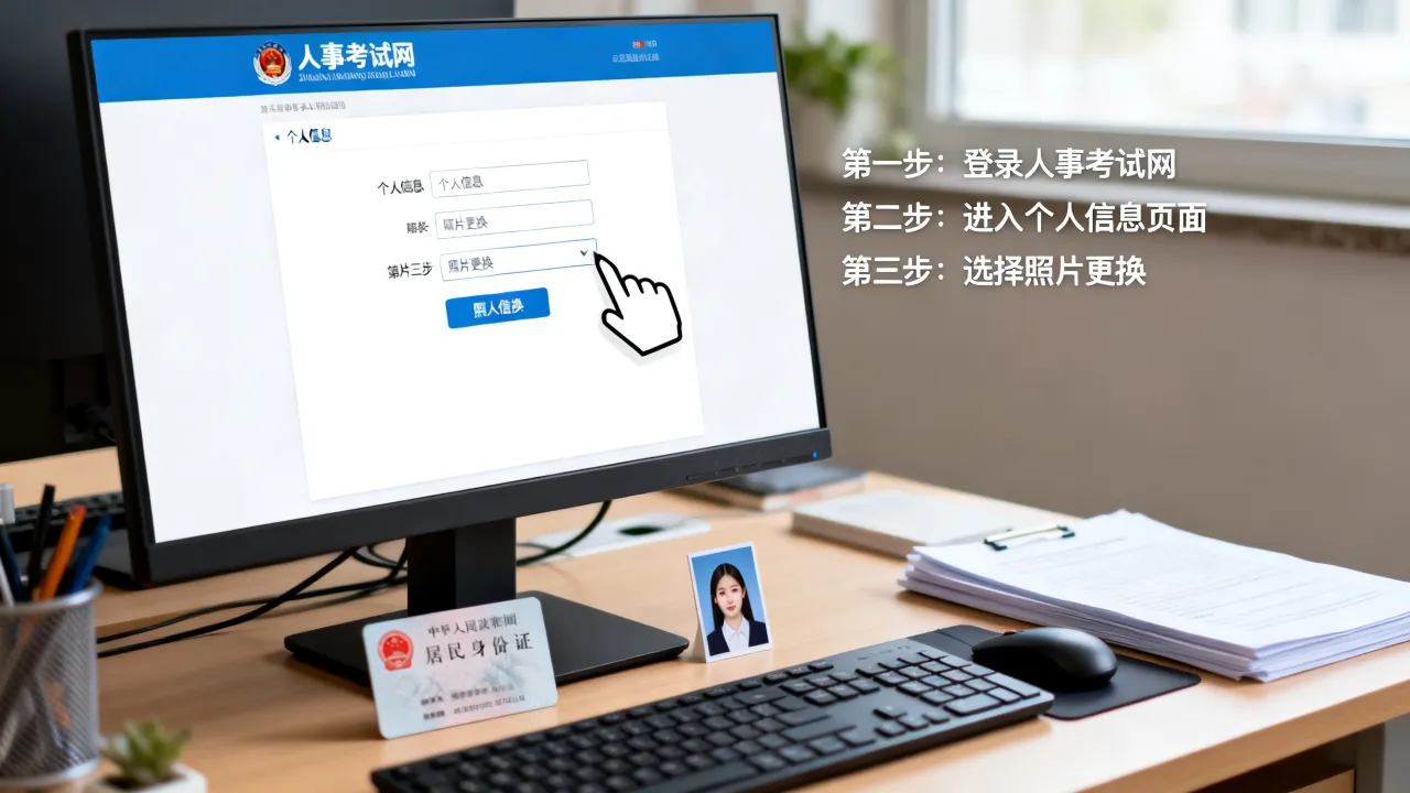 人事考试网照片怎么更换,人事考试网照片更换流程是什么?-图2 人事考试网照片怎么更换,人事考试网照片更换流程是什么?-图2