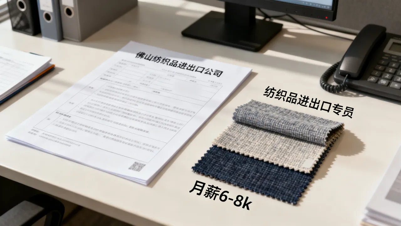佛山纺织品进出口招聘靠谱吗？工资待遇如何