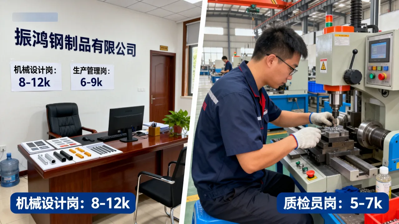 振鸿钢制品有限公司招聘怎么样,有哪些岗位和薪资待遇?