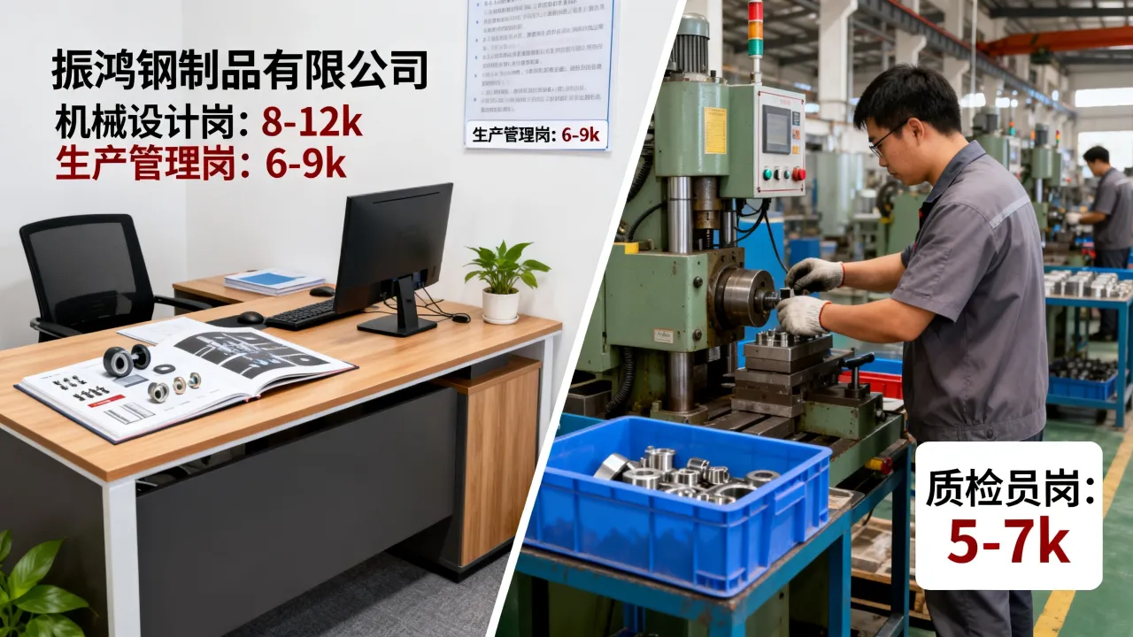 振鸿钢制品有限公司招聘怎么样,有哪些岗位和薪资待遇?-图2 振鸿钢制品有限公司招聘怎么样,有哪些岗位和薪资待遇?-图2