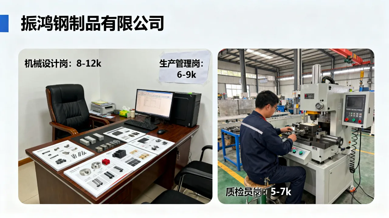 振鸿钢制品有限公司招聘怎么样,有哪些岗位和薪资待遇?-图3 振鸿钢制品有限公司招聘怎么样,有哪些岗位和薪资待遇?-图3