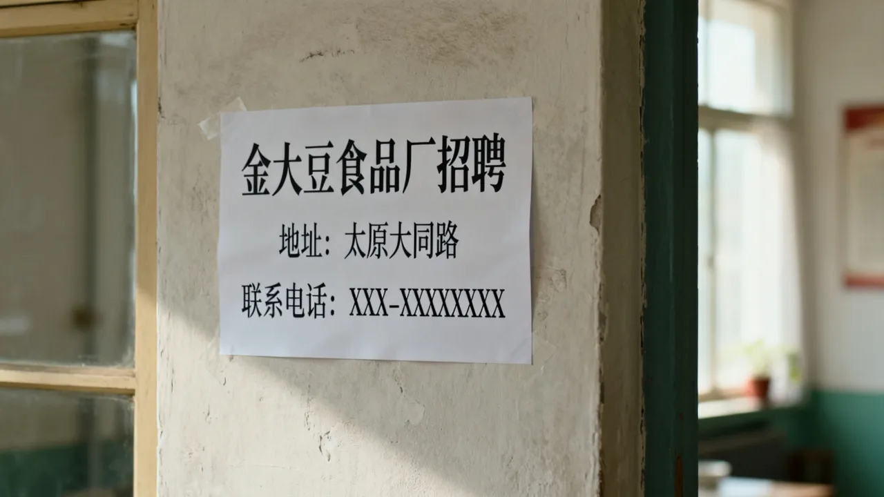 太原大同路金大豆招聘吗，金大豆食品厂招聘电话是多少
