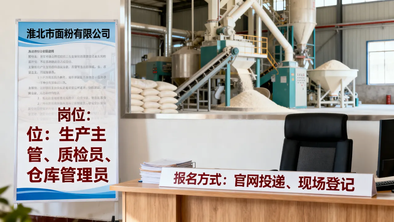 淮北市面粉有限公司招聘有哪些岗位？怎么报名？