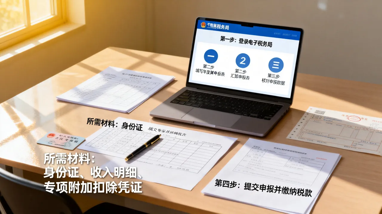 所得税如何汇算清缴,具体申报流程和所需材料有哪些-图2 所得税如何汇算清缴,具体申报流程和所需材料有哪些-图2