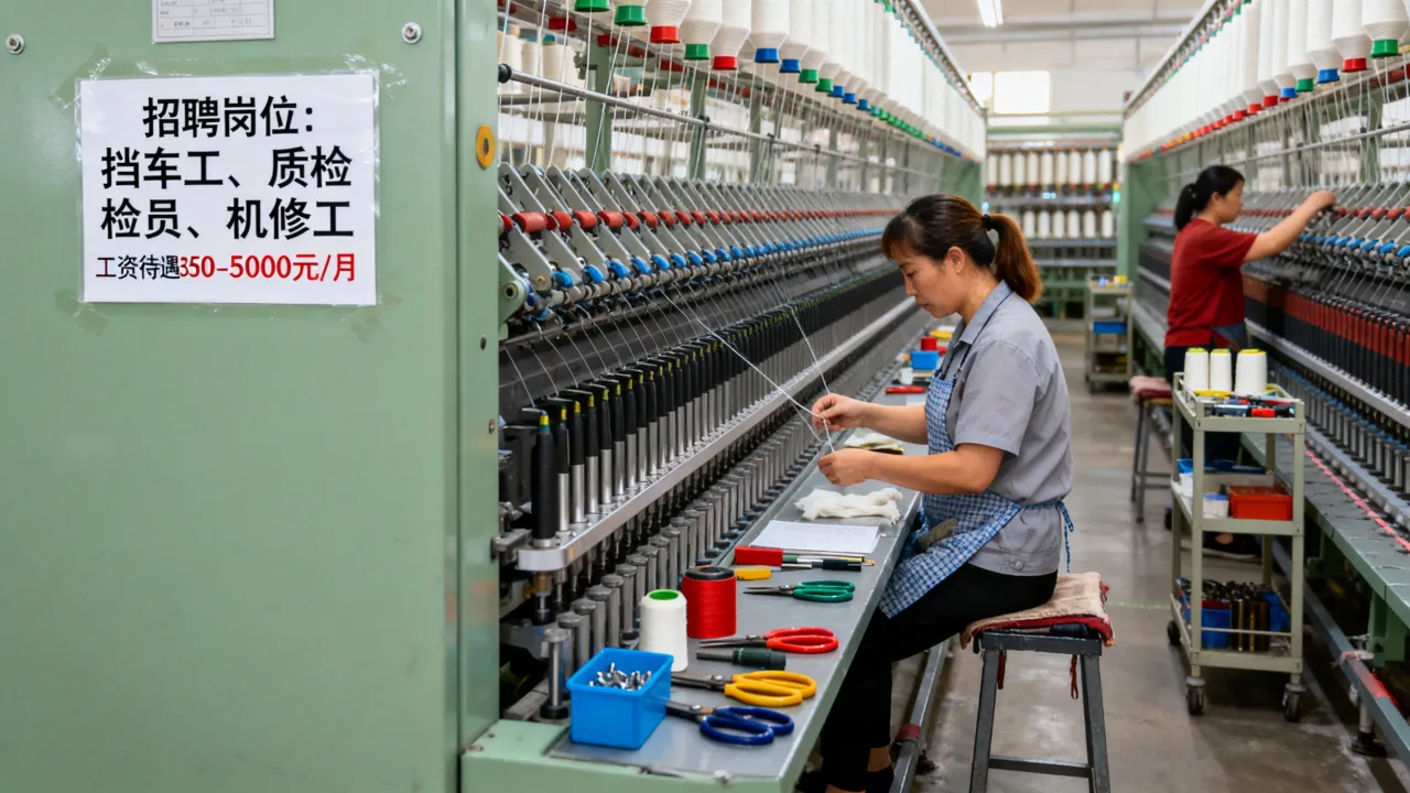 乐山市军盛纺织公司招聘有哪些岗位,纺织厂工资待遇怎么样?-图3 乐山市军盛纺织公司招聘有哪些岗位,纺织厂工资待遇怎么样?-图3