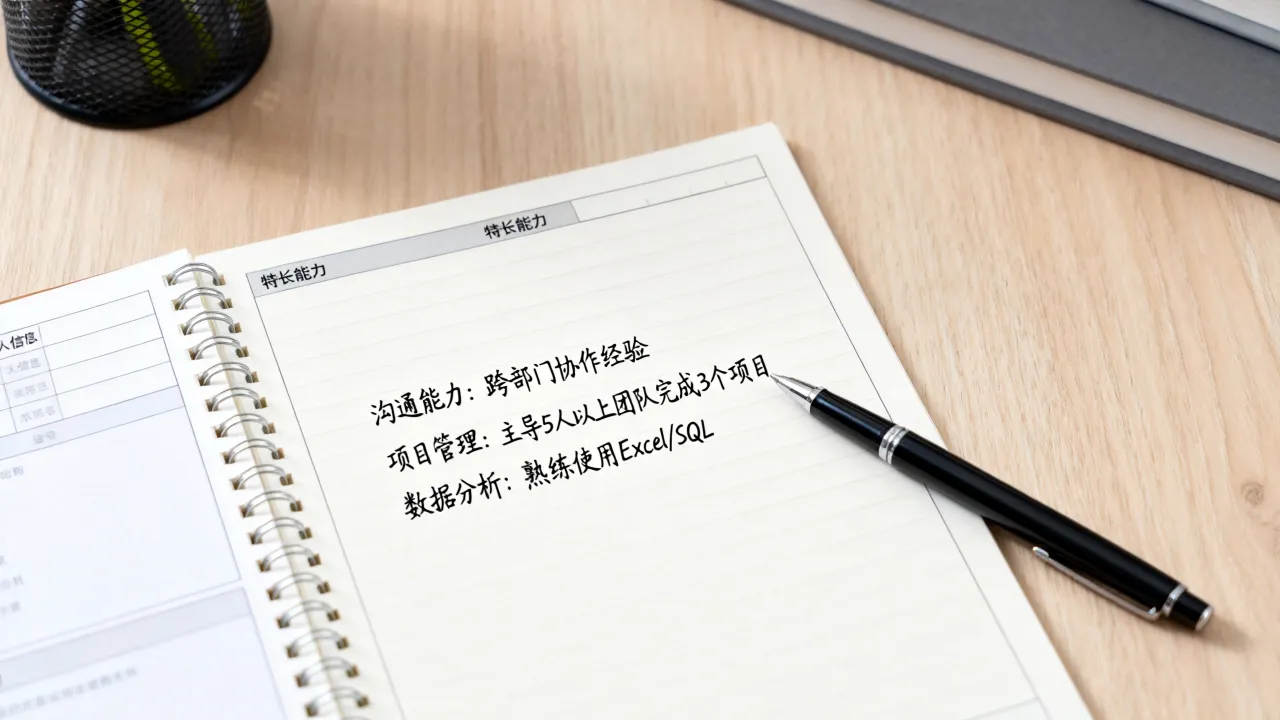 个人特长能力怎么写,简历上的特长怎么填写?